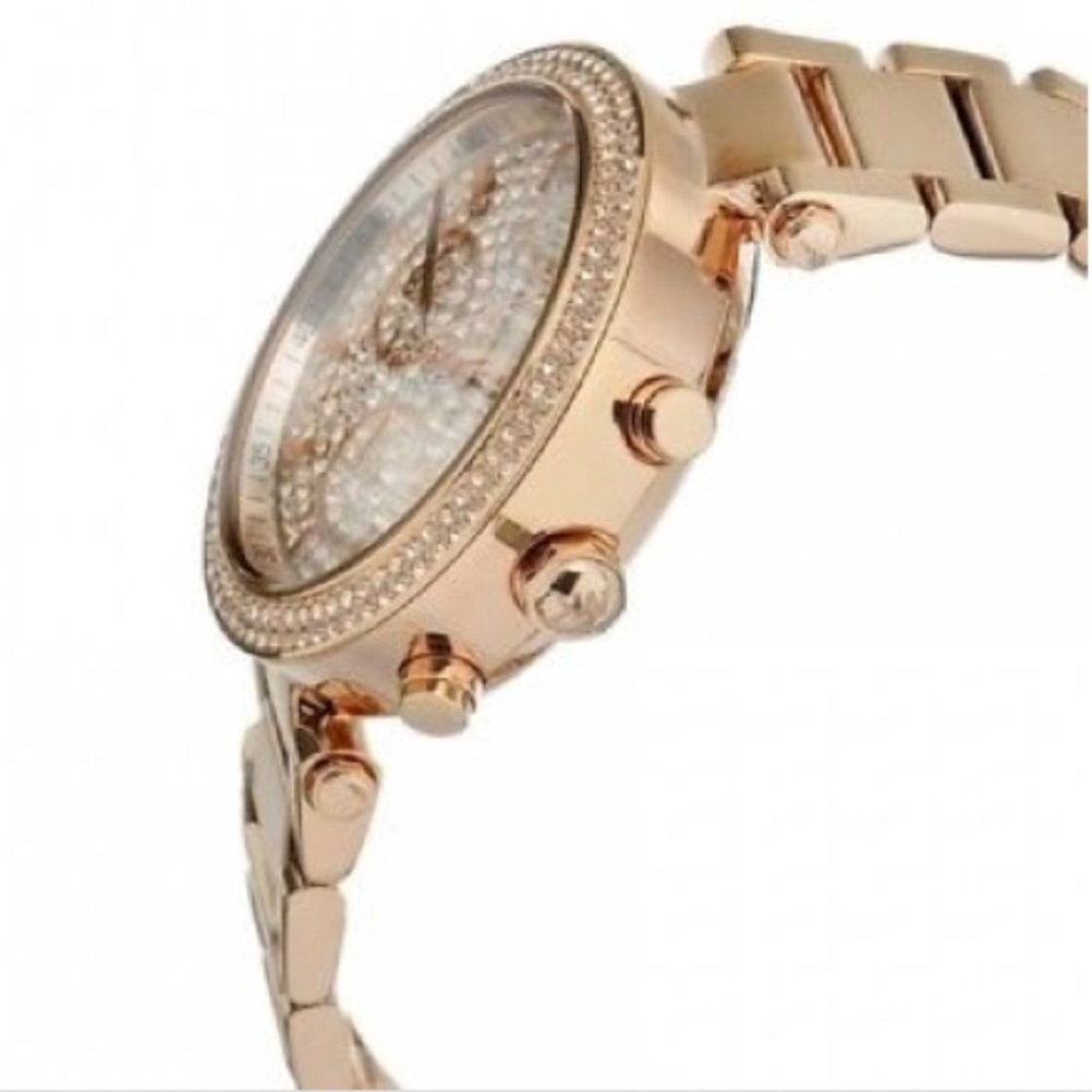 Michael Kors Stainless Steel Rose Gold Watch - Picture 5 of 5